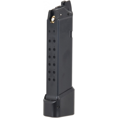 Airsoft Masterpiece 36rd Gas Blowback Airsoft Magazine for Tokyo Marui G Series Pistols - BLACK