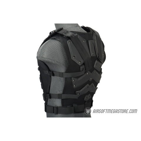 AMA Tactical Airsoft Vest Body AMA w/ Padded Chest Protector - TAN