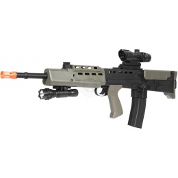 Deltaforce L85A2 Bullpup Tactical Spring Airsoft Rifle w/ Flashlight