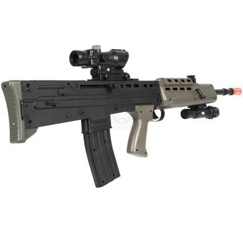 Deltaforce L85A2 Bullpup Tactical Spring Airsoft Rifle w/ Flashlight