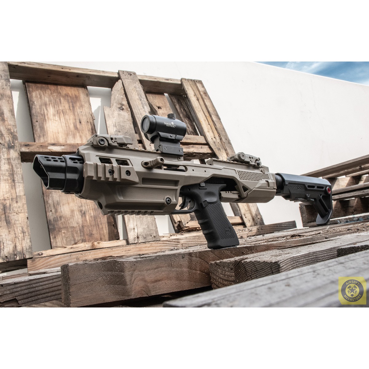 Pistol Conversion Kit for G Series Airsoft Pistols DARK EARTH