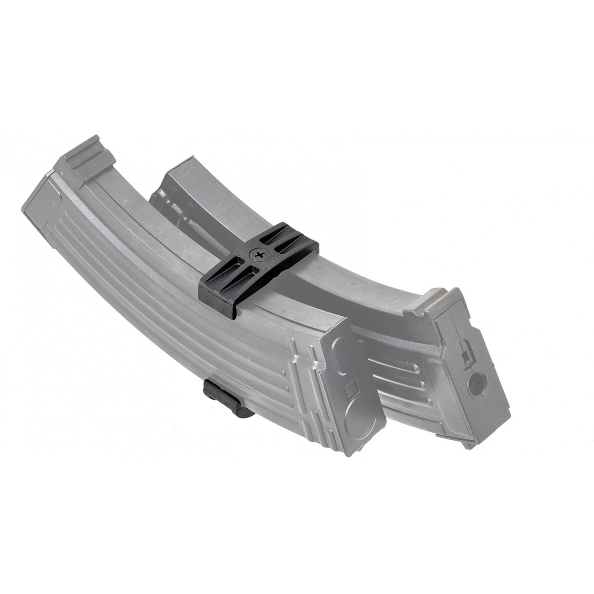 LCT Airsoft AK47 Double Magazine Clip BLACK Airsoft Megastore