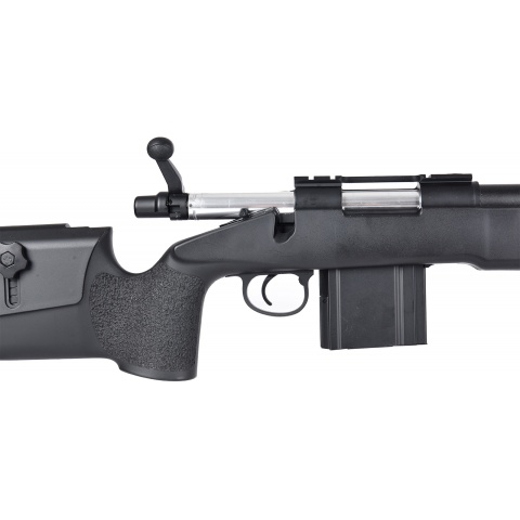 Wellfire MB4416 M40A3 Bolt Action Airsoft Sniper Rifle - BLACK