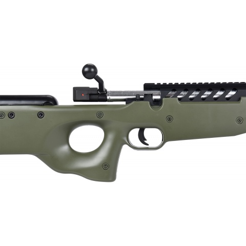 WellFire MB15 L96 Bolt Action Airsoft Sniper Rifle w/ Bipod - OD GREEN