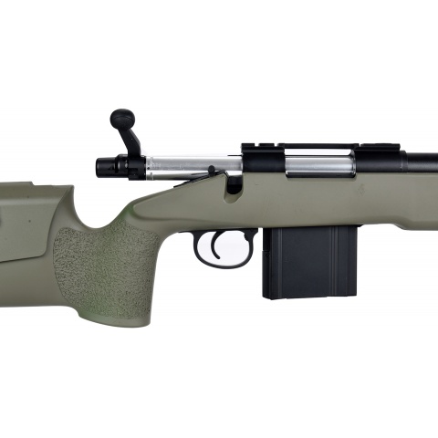 Wellfire MB4416 M40A3 Bolt Action Sniper Rifle w/ Bipod - OD GREEN