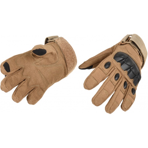 Lancer Tactical Airsoft Hard Knuckle Gloves - TAN