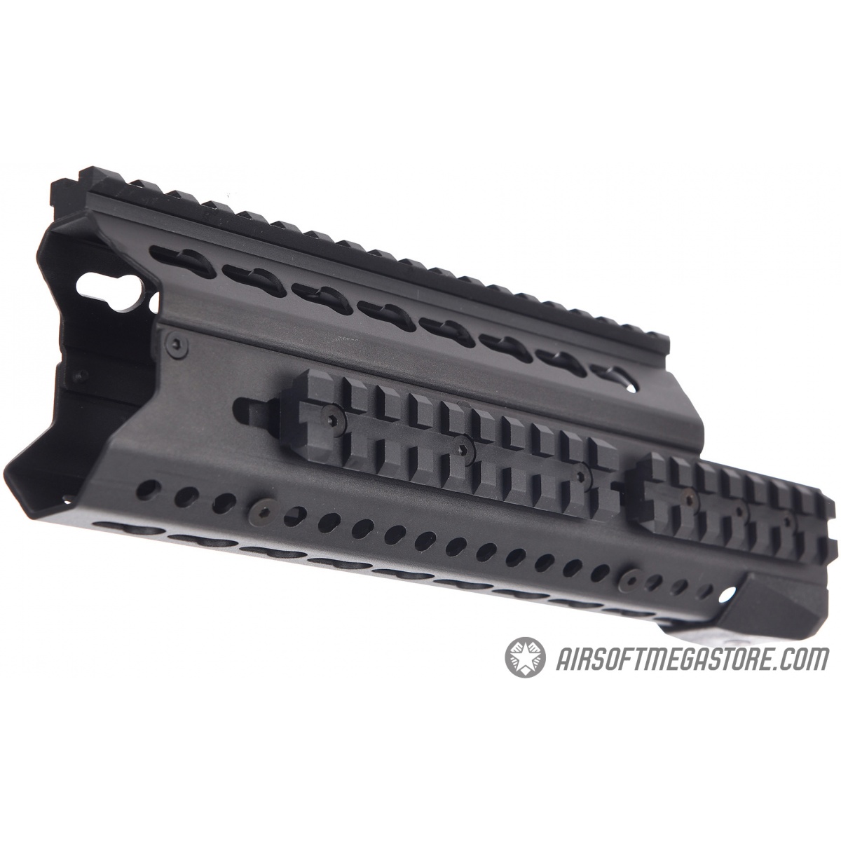 LCT Airsoft 9.5 Inch AK KeyMod Handguard Rail BLACK Airsoft Megastore