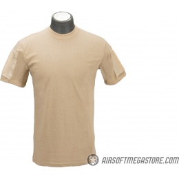 Lancer Tactical Airsoft Ripstop PC T-Shirt [Small] - COYOTE BROWN