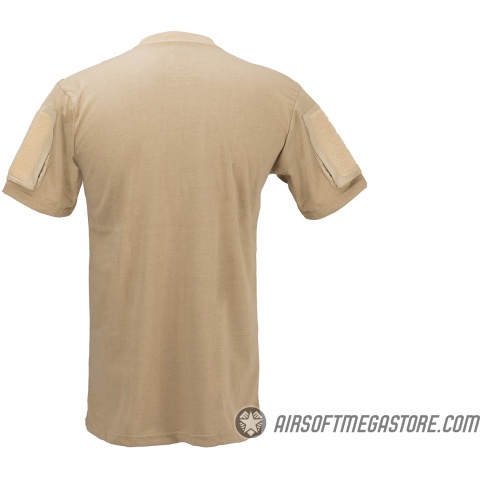 Lancer Tactical Airsoft Ripstop PC T-Shirt [Small] - COYOTE BROWN