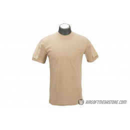 Lancer Tactical Airsoft Ripstop PC T-Shirt [XL] - COYOTE BROWN