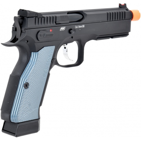 ASG CZ Shadow 2 CO2 Blowback Airsoft Pistol - BLACK / BLUE