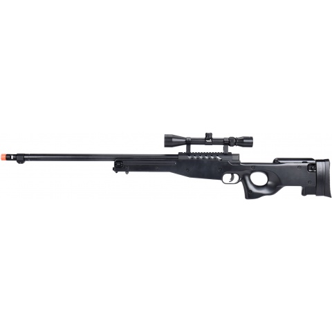 WellFire MB15 L96 Bolt Action Airsoft Sniper Rifle w/ Scope - BLACK