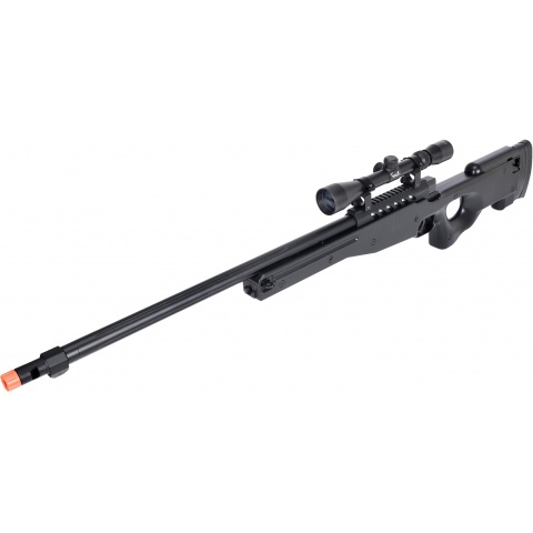 WellFire MB15 L96 Bolt Action Airsoft Sniper Rifle w/ Scope - BLACK