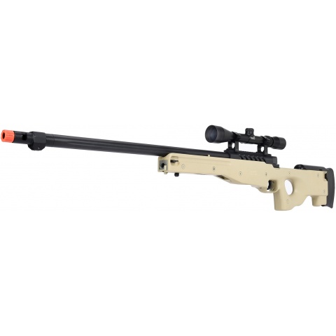 WellFire MB15 L96 Bolt Action Airsoft Sniper Rifle w/ Scope - TAN
