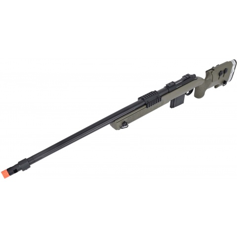 WellFire MB4417 M40A3 Bolt Action Airsoft Sniper Rifle - OD GREEN