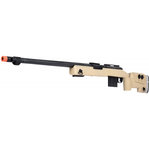 WellFire MB4417 M40A3 Bolt Action Airsoft Sniper Rifle - TAN