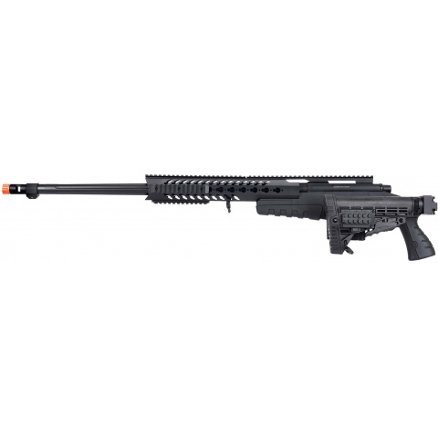 WellFire MB4418-1 Bolt Action Airsoft Sniper Rifle - BLACK