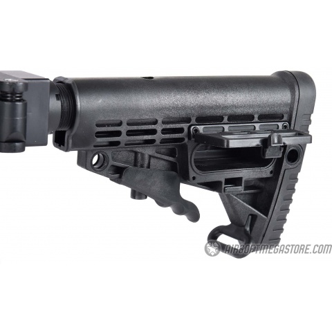 WellFire MB4418-1 Bolt Action Airsoft Sniper Rifle w/ Scope & Bipod - BLACK