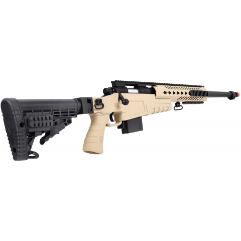 WellFire MB4418-1 Bolt Action Airsoft Sniper Rifle - TAN