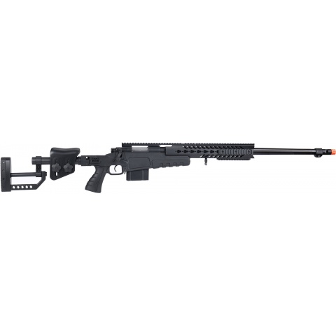 WellFire MB4418-2 Bolt Action Airsoft Sniper Rifle - BLACK