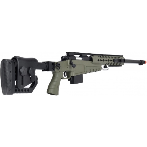 WellFire MB4418-2 Bolt Action Airsoft Sniper Rifle - OD GREEN