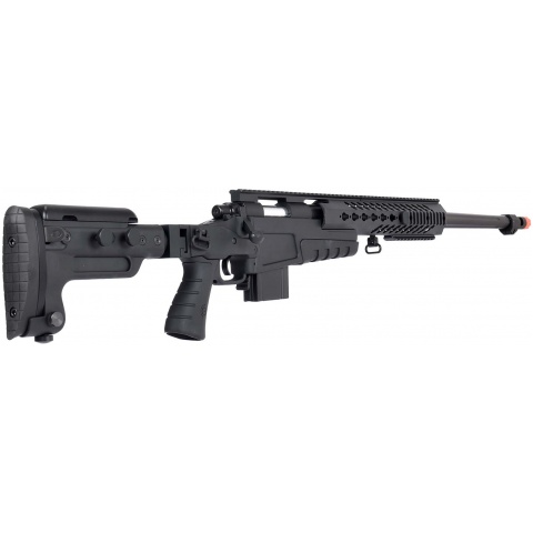 WellFire MB4418-3 Bolt Action Airsoft Sniper Rifle - BLACK