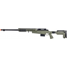 WellFire MB4418-3 Bolt Action Airsoft Sniper Rifle - OD GREEN