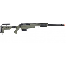 WellFire MB4418-3 Bolt Action Airsoft Sniper Rifle - OD GREEN