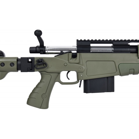 WellFire MB4418-3 Bolt Action Airsoft Sniper Rifle - OD GREEN