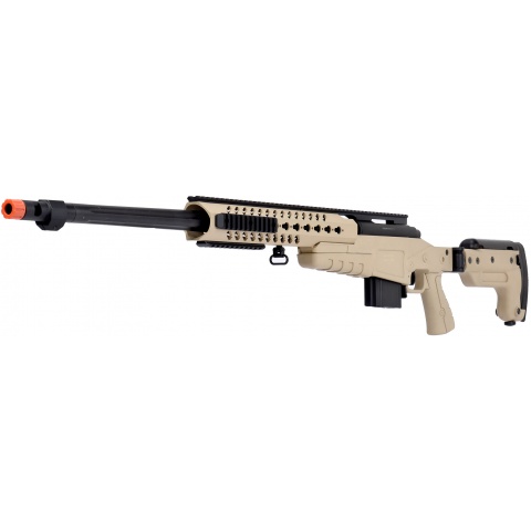 WellFire MB4418-3 Bolt Action Airsoft Sniper Rifle - TAN