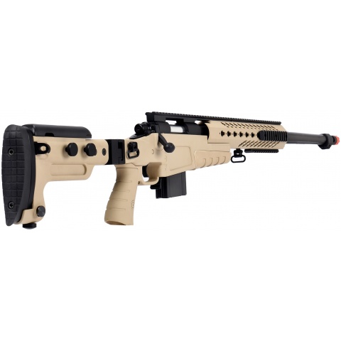 WellFire MB4418-3 Bolt Action Airsoft Sniper Rifle - TAN