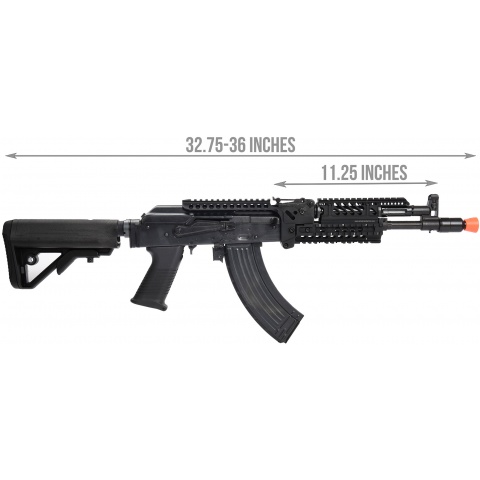 E&L Airsoft AK-104 PMC-D Airsoft AEG Rifle [Limited Edition] - BLACK