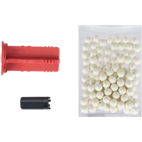 Tokyo Marui KSG Pump Action Gas Airsoft Shotgun [Multi-Shot] - BLACK