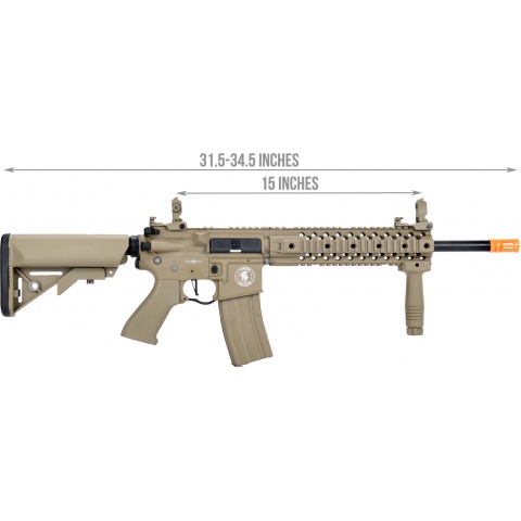 Lancer Tactical Gen 2 Proline M4 Evo Airsoft AEG Rifle (Color: Tan)
