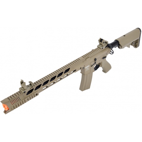 Lancer Tactical Gen 2 ProLine M4 SPR Interceptor Airsoft AEG Rifle (Color: Tan)