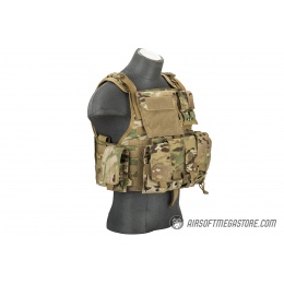 Flyye Industries 1000D Cordura MOLLE Tactical Vest w/ Pouches - (LRG) (Multicam)