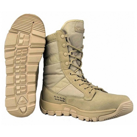 NcStar VISM ORYX Breathable Non-Slip High Boots (Size 11) - TAN