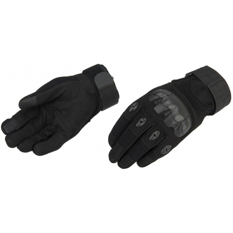 Lancer Tactical Airsoft Hard Knuckle Gloves - BLACK