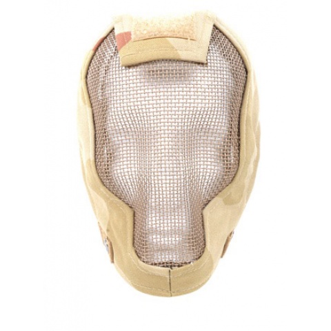 Black Bear Airsoft RAZOR Steel Mesh Face Mask - 3 Color Desert