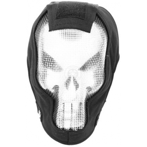 Black Bear RAZOR 1000D Steel Mesh Full Face Airsoft Mask - PUNISHER