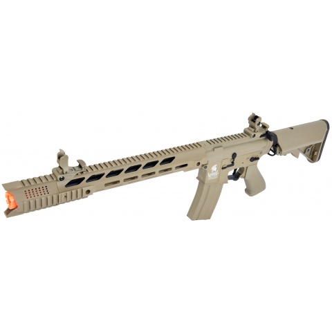 Lancer Tactical Hybrid Gen 2 SPR Interceptor Airsoft AEG Rifle (Color: Tan)