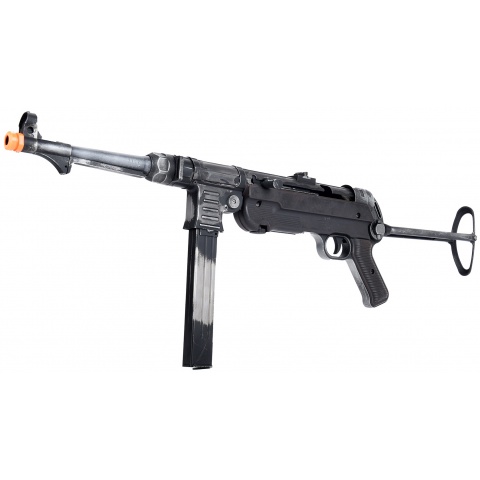 WWII Overlord Series MP40 Airsoft AEG Submachine Gun - BATTLEWORN STEEL