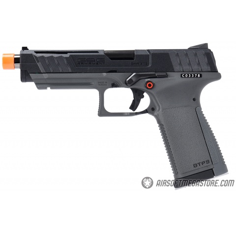 G&G GTP-9 Gas Blowback GBB Airsoft Pistol - BLACK / GRAY