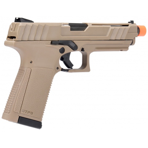 G&G GTP-9 Gas Blowback GBB Airsoft Pistol - DESERT TAN