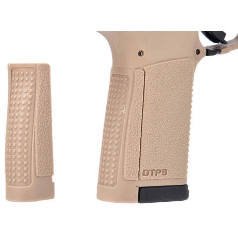 G&G GTP-9 Gas Blowback GBB Airsoft Pistol - DESERT TAN