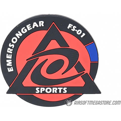 Emerson Gear Cyclone Sports PVC Morale Patch - BLACK