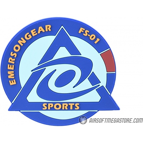 Emerson Gear Cyclone Sports PVC Morale Patch - BLUE