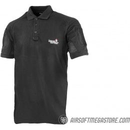 Lancer Tactical Short-Sleeve Polo Shirt [2XL] - BLACK