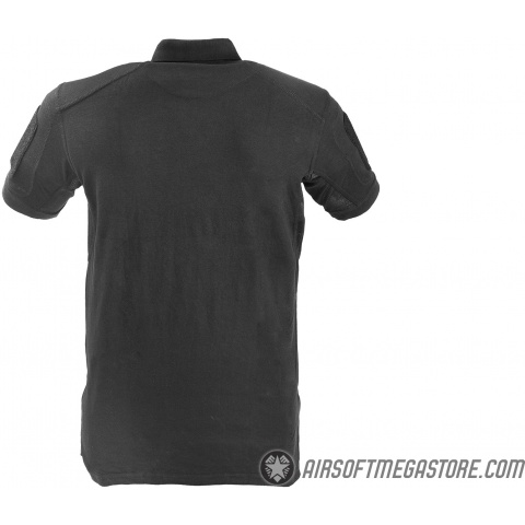 Lancer Tactical Short-Sleeve Polo Shirt [Large] - BLACK
