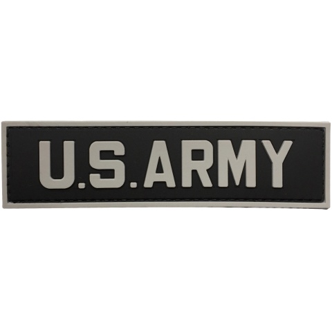 G-Force U.S. Army PVC Morale Patch - BLACK/GRAY